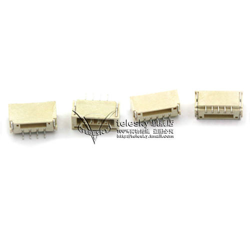 GH1.25带锁扣连接器带扣带锁接插件2 3 4 5 6 8p卧贴立贴端子胶壳