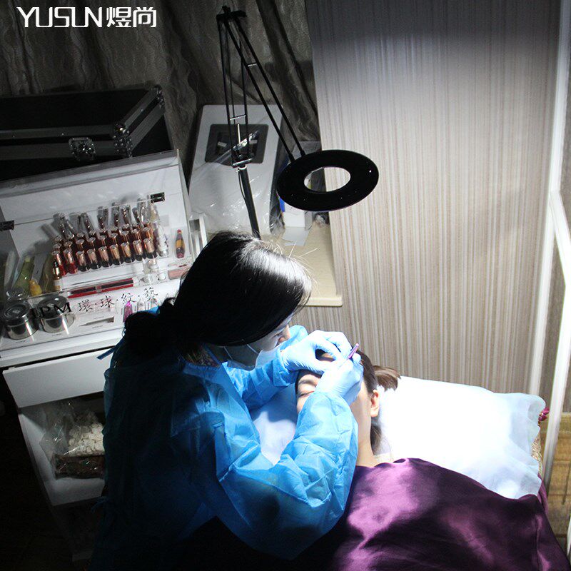 LED美容纹绣落地灯冷光修眉美甲美睫灯纹眉纹身修脚护眼专用台灯