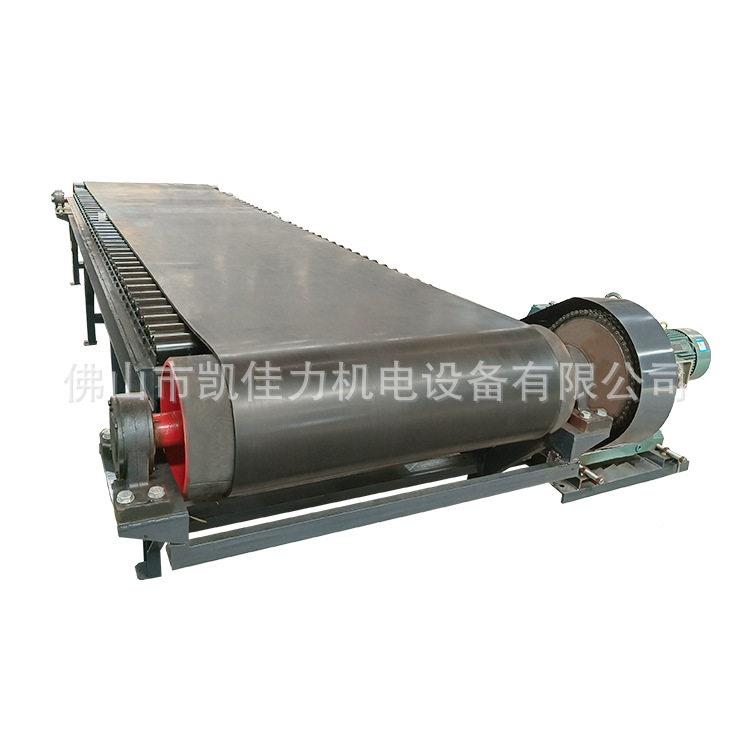 厂机家专定矿山物料橡胶皮带输业送砂石B1400-60制料沙子电动滚筒
