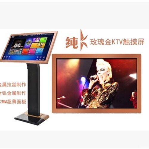 19/21.5寸玫瑰金款 KTV点歌屏 触摸屏兼容视易市面所有点歌机