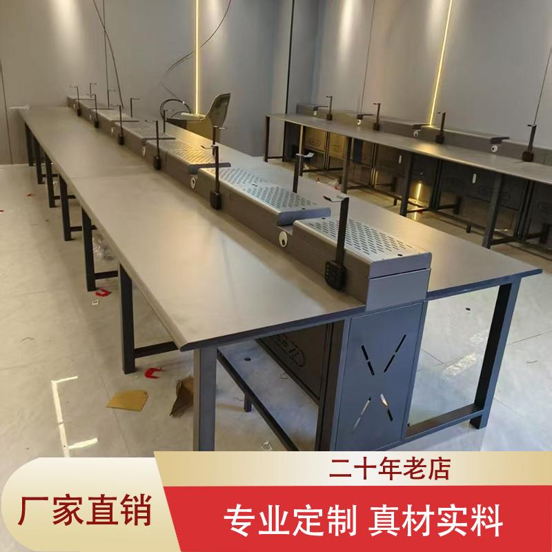 新款电竞馆网咖网吧酒店下置机箱桌独立机箱风槽散热一体机箱桌子