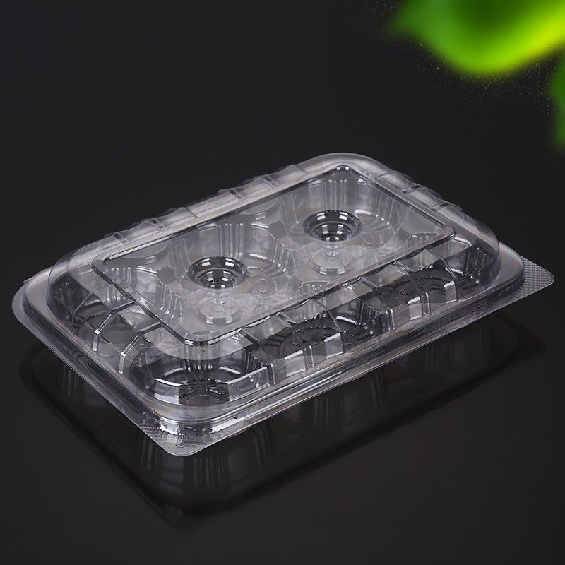 新款六枚九枚蛋挞打包盒蛋糕房烘焙葡式蛋挞包装盒一次性塑料透明