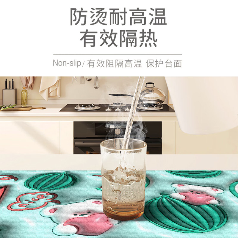 硅藻泥厨房沥水垫餐具碗碟餐垫控水垫吧台垫桌面茶杯垫台面吸水垫