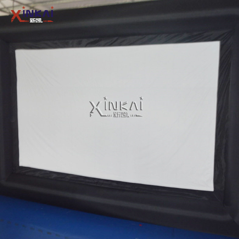 可定制牛津布充气电影屏幕便携式户外播放家庭投影仪屏幕电影墙