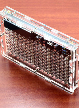 频谱显示器音乐频谱灯频谱显示器声控动感16X8LED屏频谱显示灯DIY