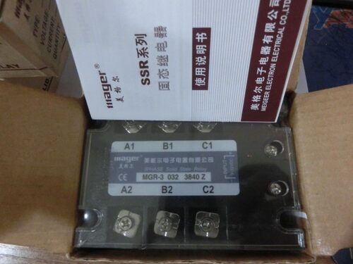 美格尔三相固态继电器 直流控交流380V MGR-3 3840Z 25 40 60 80A