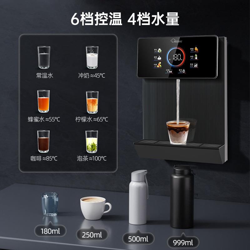 复旦申花无水箱管线机壁挂式家用自吸接桶装水加热线管机直饮水机