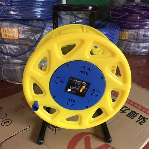 (店主推荐)好质量手提卷线盘绕线器 配过载漏电保护器 接线空盘