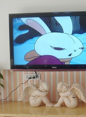 欧式玻璃钢人物雕塑艺术品客厅户外落地摆设可定制作美梦小天使
