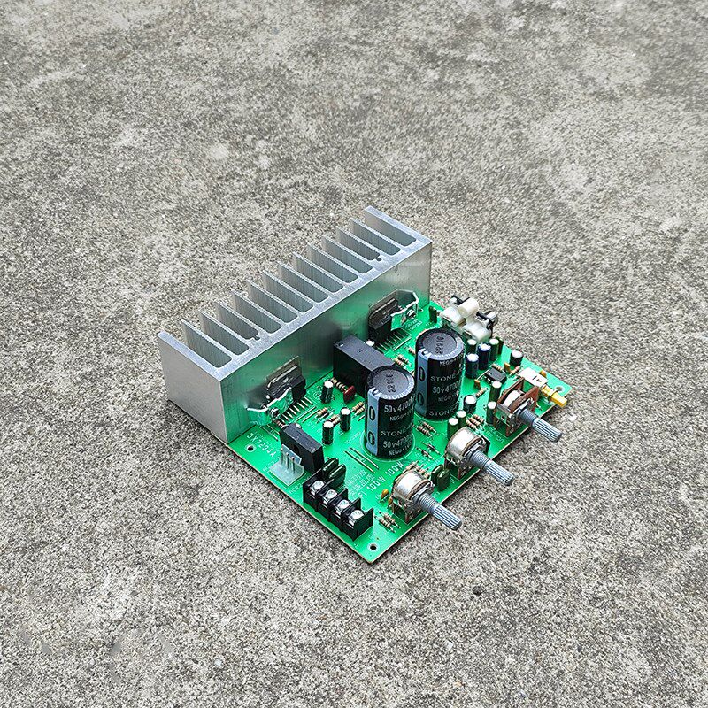 200W7293功放板大功率高保真立体声2管前后级功放板套件DIY成品板