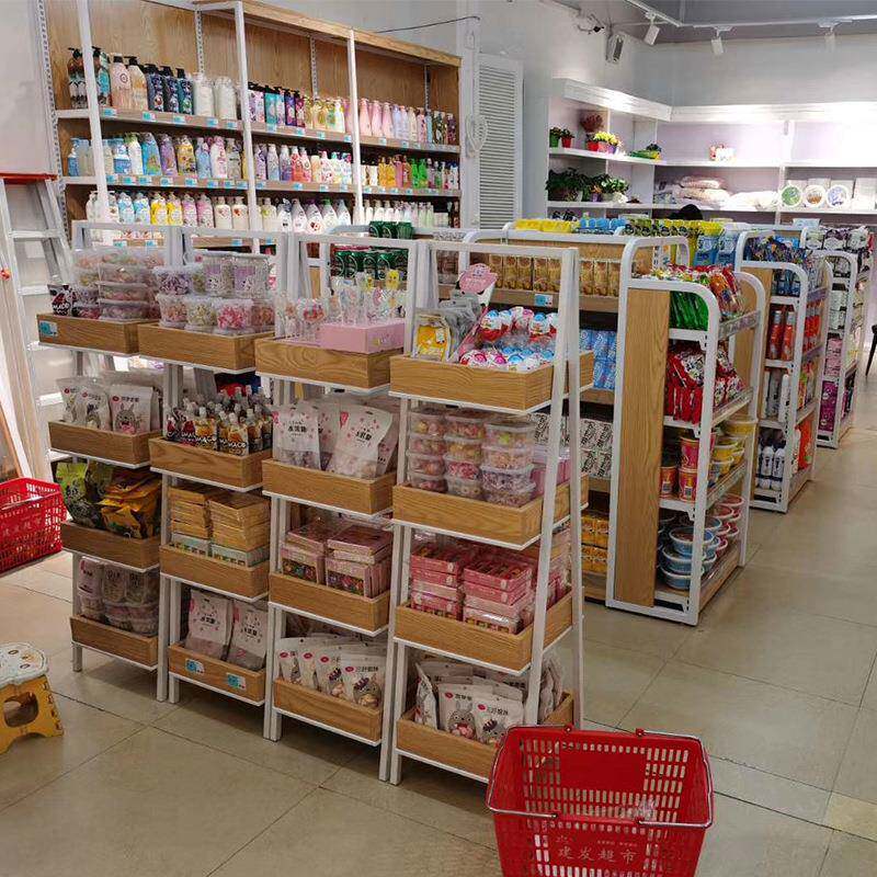 超市便利店货架生活日用品超市展架小卖部挂摆两用货架厂家供应