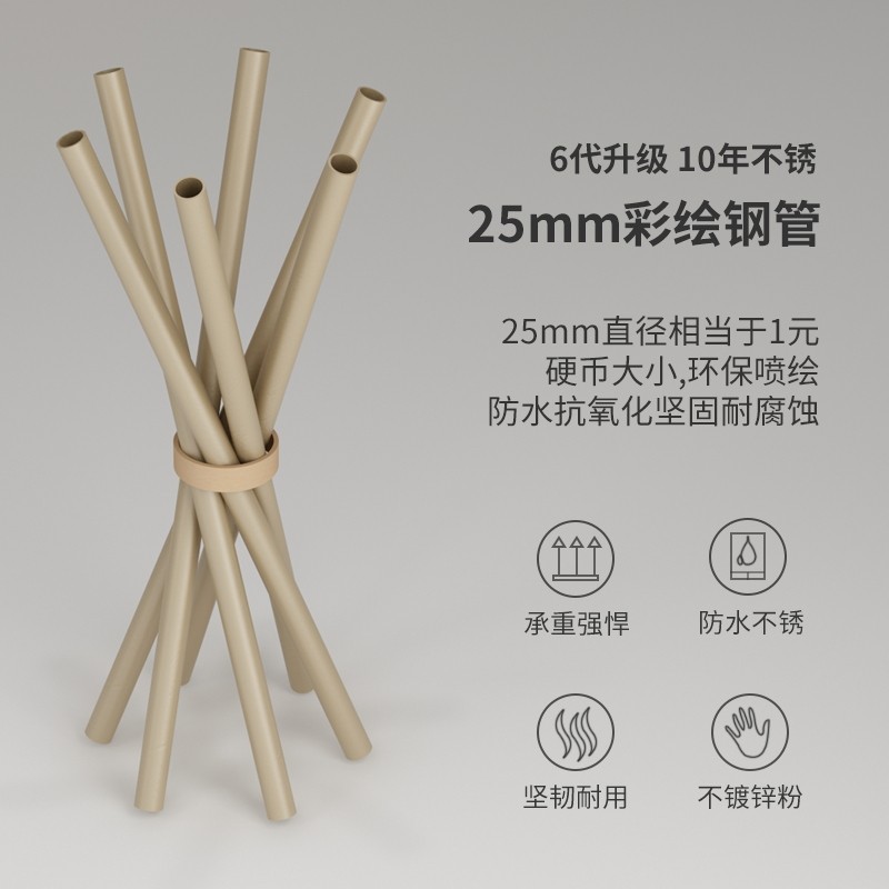 开门式简易布衣柜钢管加厚加固全钢架组装收纳挂衣柜家用牛津布艺