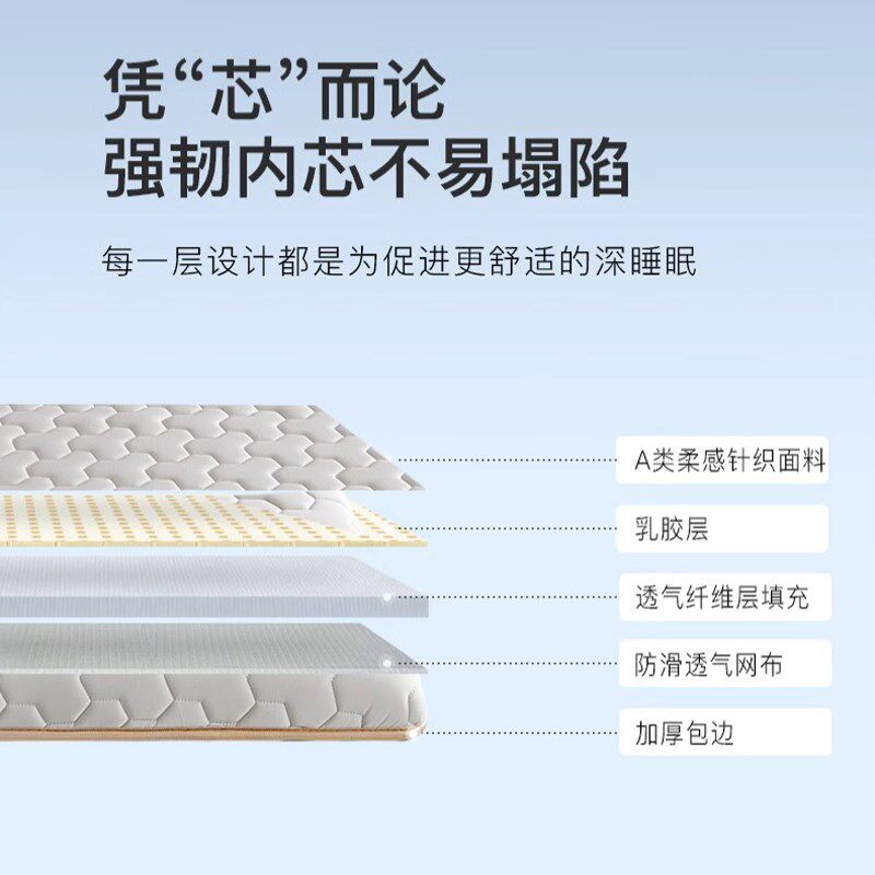 喜兹乳胶床垫家用卧室记忆软垫专用垫褥榻榻米垫子宿舍学生单人床