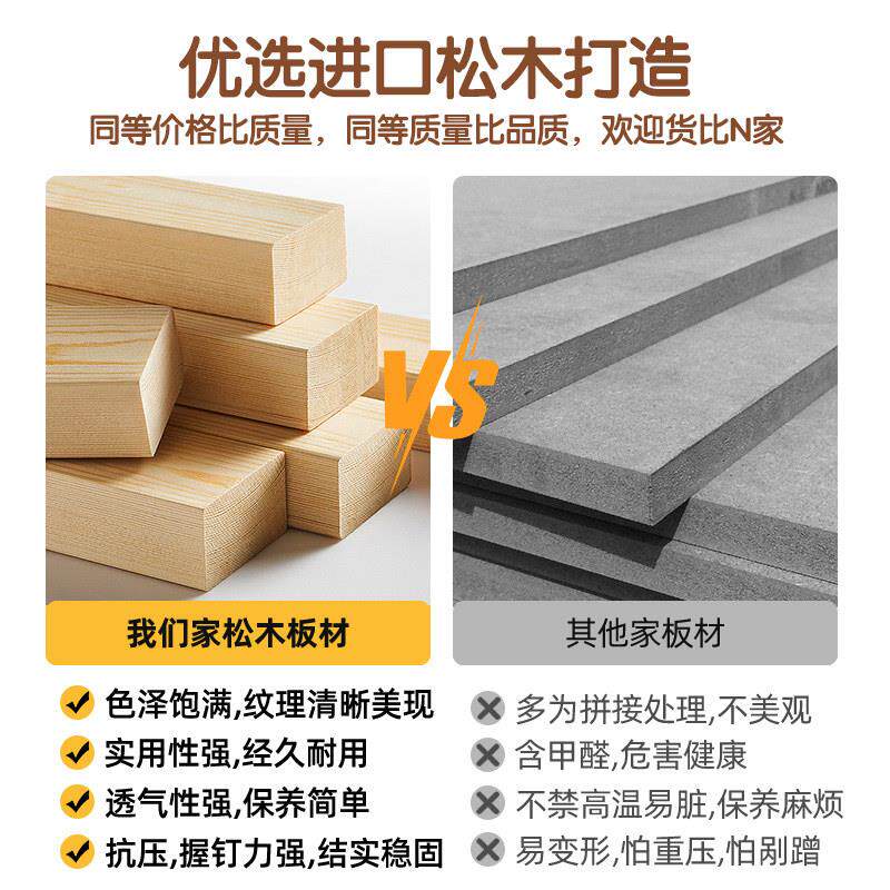 气防潮透硬床板榻BQ-HHH00榻米板折叠排架床垫实木架子增骨高神器