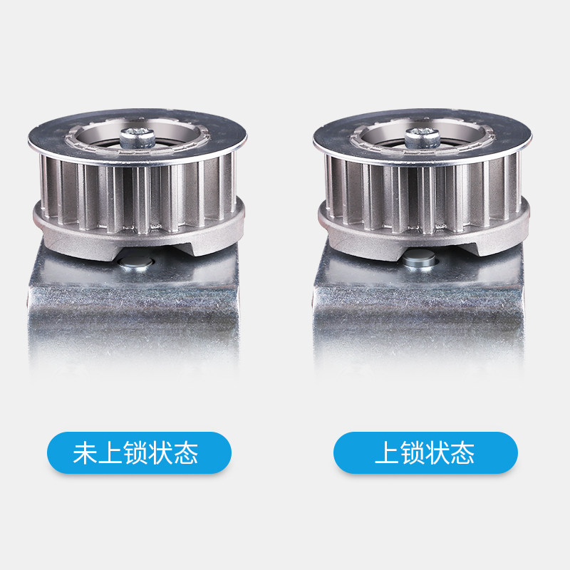 自动门尾轮锁12V电动门平开从动轮后尾轮感应移门配件灵感电插锁