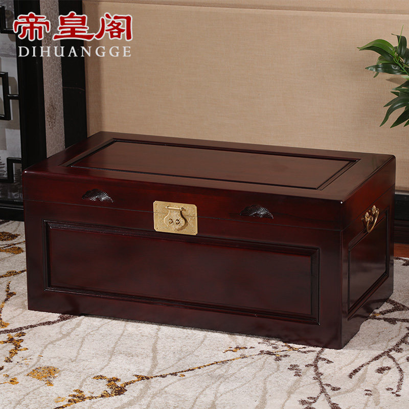 香樟木箱子花开富贵雕花衣箱储物收纳藏箱字画书画箱婚嫁箱子衣箱