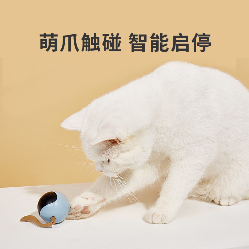 逗猫咪狗狗玩具解闷神器智能球电动宠物充电小型犬比熊泰迪自动