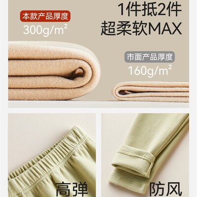 女式保暖裤,棉纱底裤,羊毛衬里加厚紧身棉裤,内穿棉裤,冬秋裤
