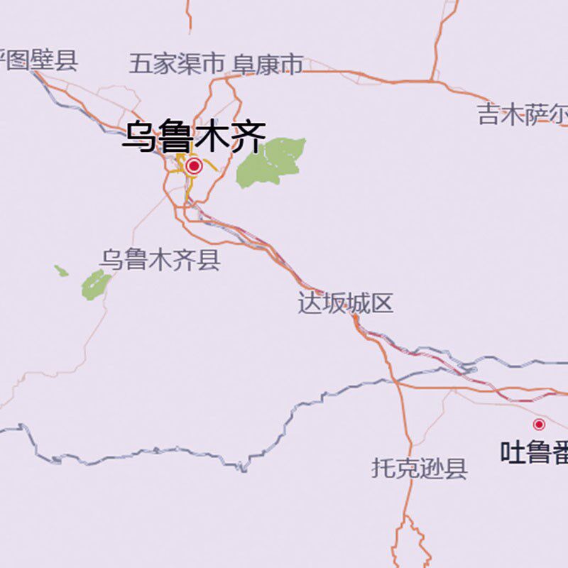 2024新款中国西北区域地图贴图办公室挂图西北五省地图超大装饰画