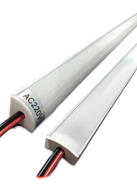 LED硬灯条220V24V12V长条形超薄灯带展示柜台货架灯条厨酒柜灯管