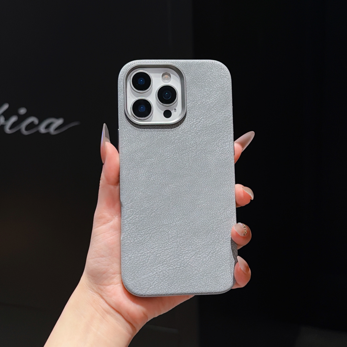 适用苹果16pro手机壳全包防摔带磁吸保护皮套iphone15promax工壳轻奢高级金属按键皮质手机壳