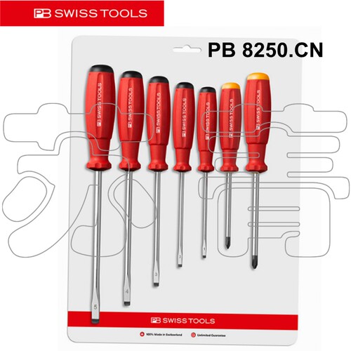 瑞士原装PB Swiss Tools 8250.CN/8250.P CN/8460.CN螺丝刀组套