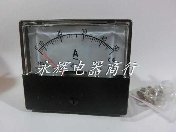 华伟DH-670指针式电流电压表直流交流5A 10A 50A300V 500V转速rpm