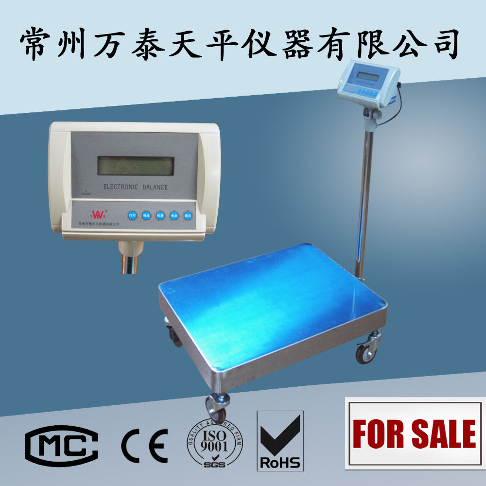 500kg/10g WT5002L不锈钢表头台秤 电子天平 电子秤 常州万泰
