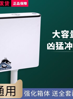 德国进口厕所冲水箱蹲便器加厚水箱家用卫生间挂墙式蹲坑冲水器蹲