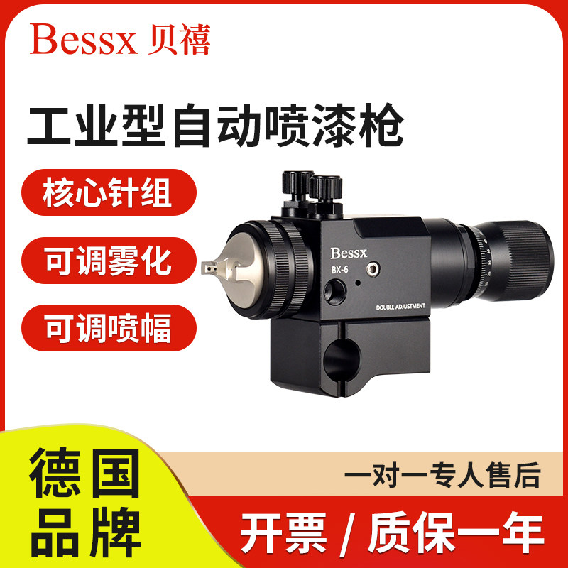 德国品牌Bessx贝禧气动自动喷漆喷枪低压可调节高雾化喷油漆BX-6