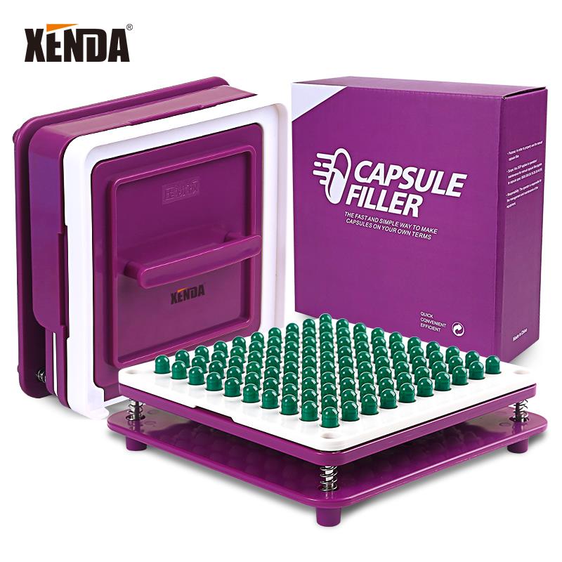 XENDA新导100孔胶囊壳灌装器0#填充板胶囊板胶囊壳装填板装粉机器