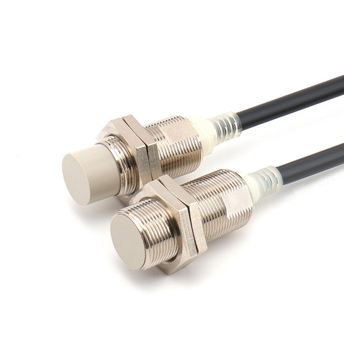 M18接近开关传感器二线E2E金属感应开关NPN常开PNP常闭三线24V