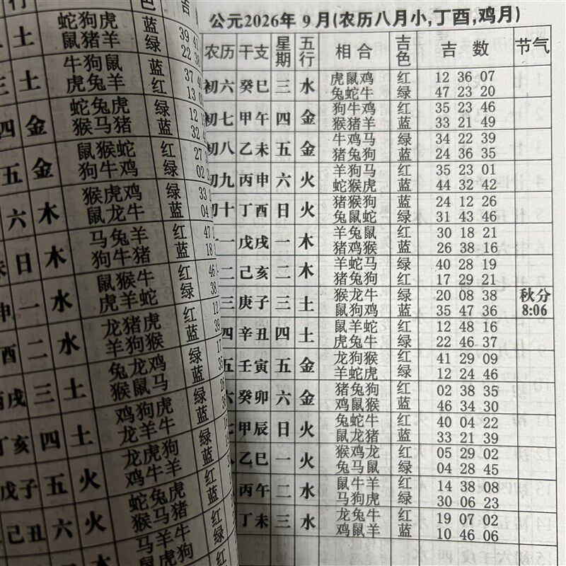 2026年农家历日历记事本马年通书每日记事记账小册子老式中国农历