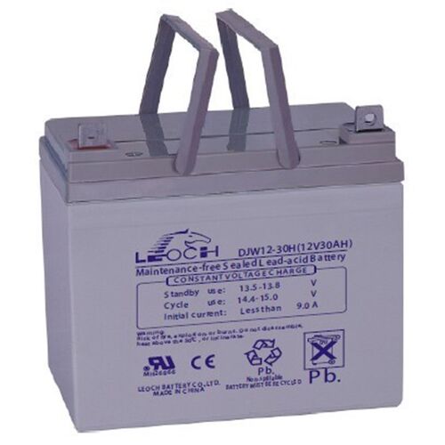 现货LEOCH理士DJW12-30 12V30AH直流屏电柜/船舶/电动车用蓄电池