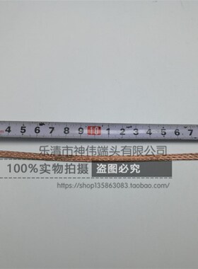 跨接线/桥架接地线/铜编织带/铜包铝/2.5平方20cm/电箱连接/导电