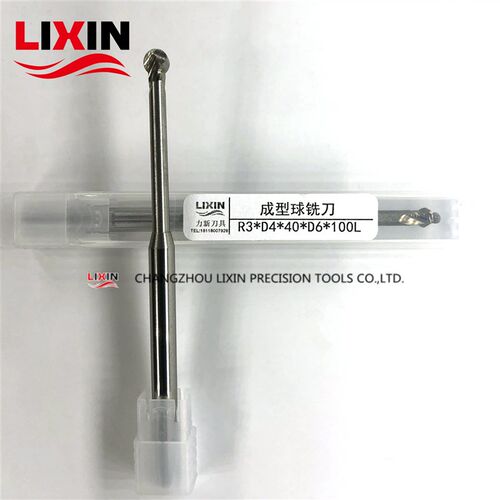 现货加长棒棒糖铣刀铝用成型球头铣刀 R3*D4*40*D6*100L 倒角铣刀