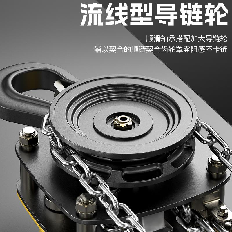 沪工迷你手拉吊车小型可携式倒链手动葫芦0.25/1/2吨吊机起重吊葫