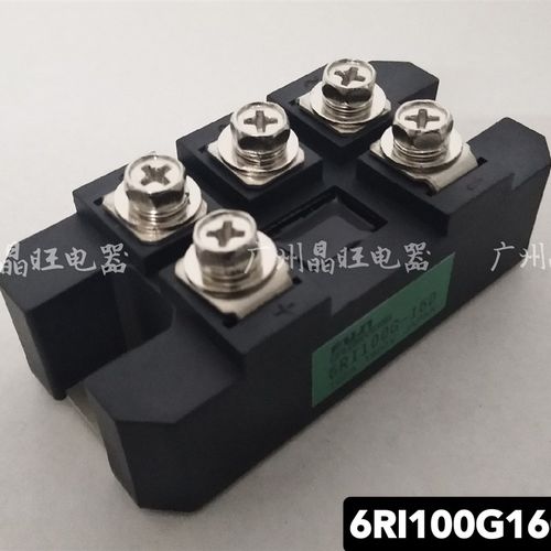三相整流桥模块6RI100G-160电焊机整流桥堆100A1600V线切割机模块