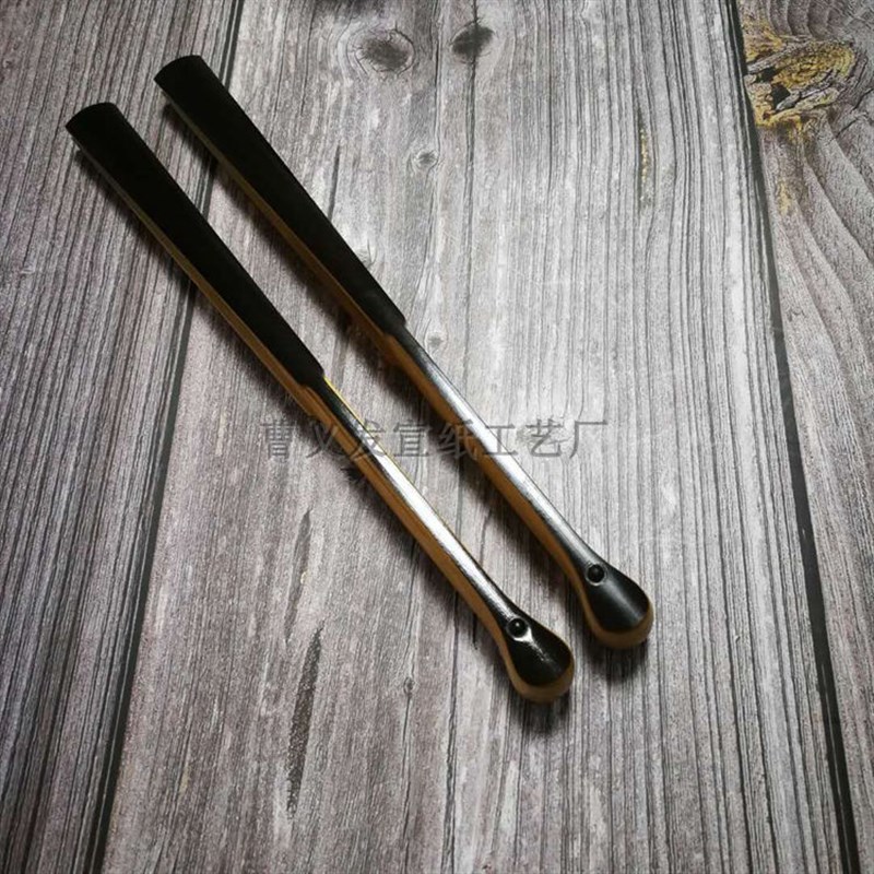 新品7寸8寸9寸无节紫竹水滴头宣纸折扇空白苏工扇面手工文玩扇子