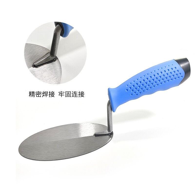 加厚抹泥刀灰匙抹子收光刀泥工 施工腻子刀圆形刮刀抹刀建筑装修图片
