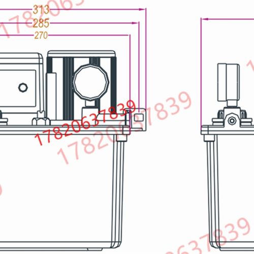 5升冲床220V电动黄油泵 轻工印刷集中注油器壶LF5/G50-A电动油脂