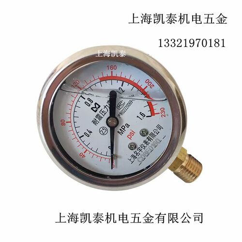耐震压力表 YN-150 0~6 Mpa