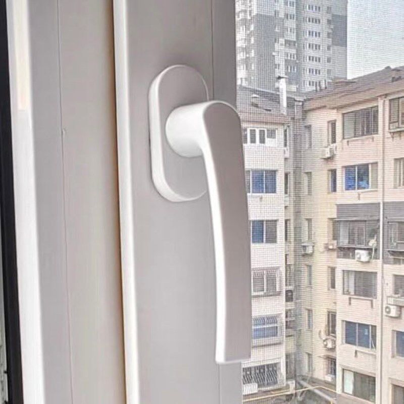 窗户门朔门窗铝合金锁扣把手塑钢窗拉手手柄配件传动执手老式大全图片