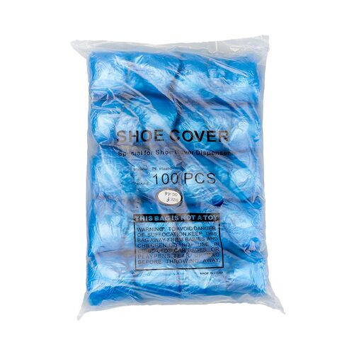 一次性鞋套 室内防尘耐磨防滑雨天防水脚套 家用机房加厚塑料鞋套