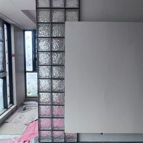不锈钢玻c璃砖屏风隔断墙水晶砖卫生间浴室厕所艺术玄关金属背景