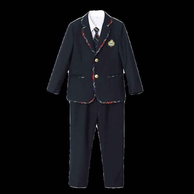 小学生校服春秋款英伦学院风幼儿园班服格子外套西装裙子套装礼服