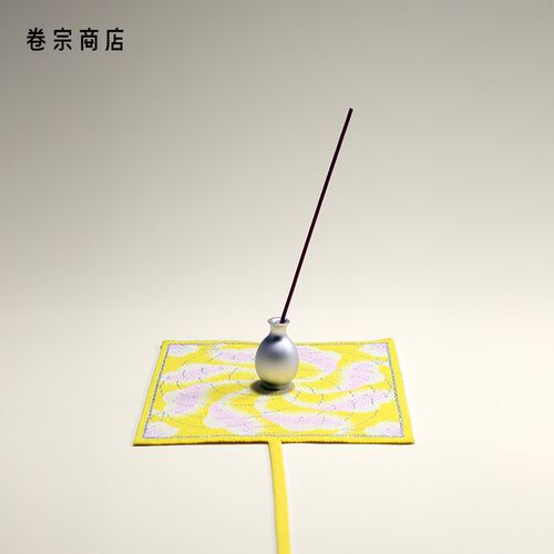 卷宗商店  福图FORPHOR 新中式玉壶春瓶卷轴线香香薰插摆件