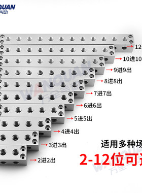 直角L型90度分流排气路并联排多管分气块全2分内螺纹弯通分油器源