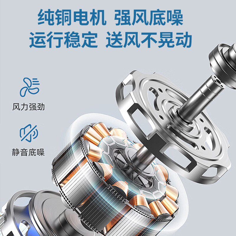 工业电风扇落地扇750商用大功率挂壁式摇头立式挂壁扇牛角扇座地