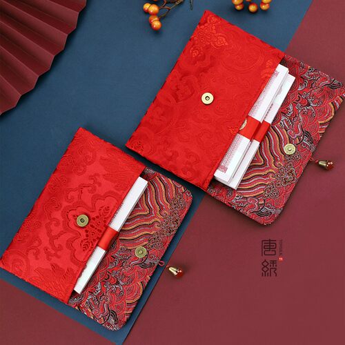 万元改口费红包中式婚庆豪华利是封 唐绣中国风创意喜字红包XL码